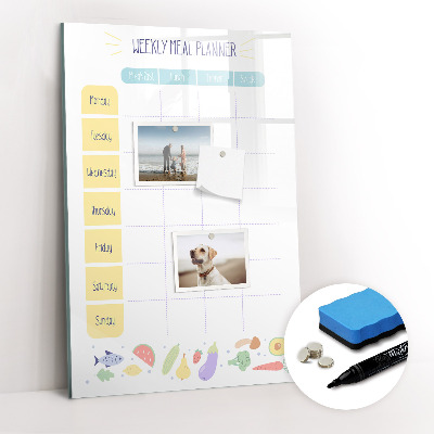 Dry erase board magnetic Shopping List