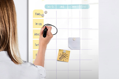Dry erase board magnetic Shopping List