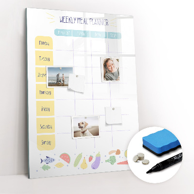 Dry erase board magnetic Shopping List