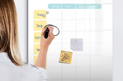 Dry erase board magnetic Shopping List