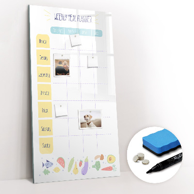 Dry erase board magnetic Shopping List