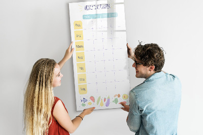 Dry erase board magnetic Shopping List