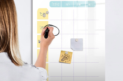 Dry erase board magnetic Shopping List