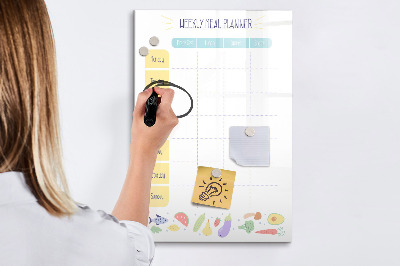 Dry erase board magnetic Shopping List