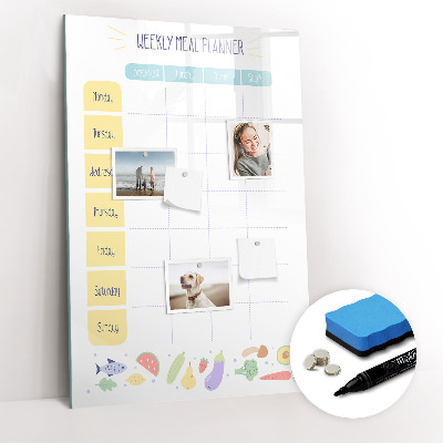 Dry erase board magnetic Shopping List