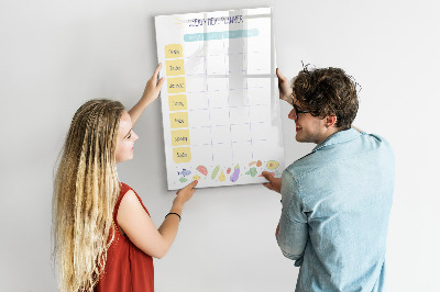 Dry erase board magnetic Shopping List