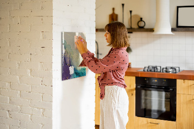 Dry erase board magnetic Colorful Marble