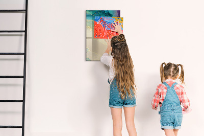 Dry erase magnetic board Important Dates