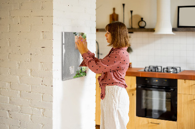 Dry erase board magnetic Vegetables on Wood