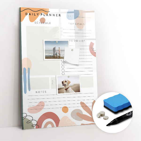 Dry erase magnetic board Habit Tracker