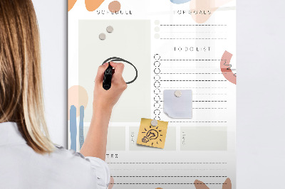 Dry erase magnetic board Habit Tracker