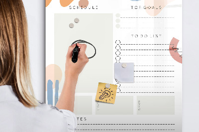 Dry erase magnetic board Habit Tracker