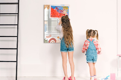 Dry erase magnetic board Habit Tracker