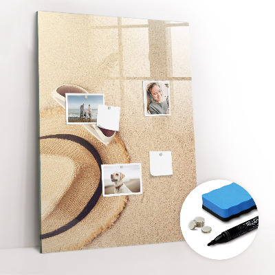 Dry erase board magnetic Palm Leaf Shadow
