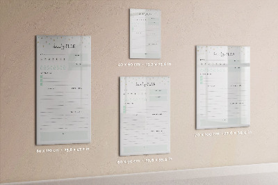 Dry erase board magnetic Weekly Planner