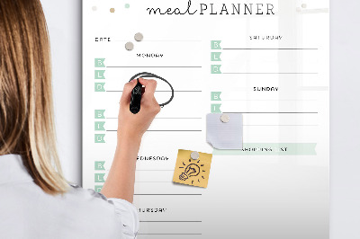 Dry erase board magnetic Green Vegetables