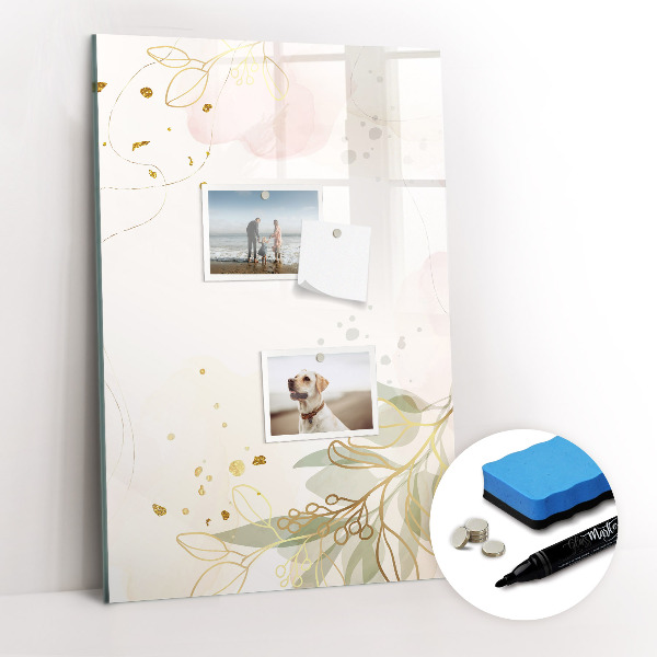 Dry erase board magnetic Watercolor Abstraction