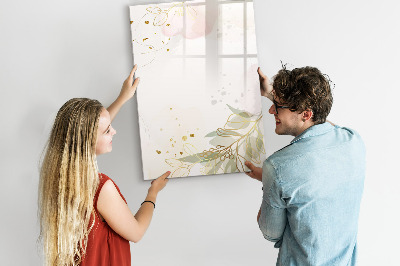 Dry erase board magnetic Watercolor Abstraction