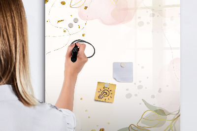 Dry erase board magnetic Watercolor Abstraction