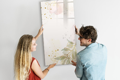 Dry erase board magnetic Watercolor Abstraction