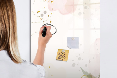 Dry erase board magnetic Watercolor Abstraction