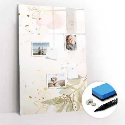 Dry erase board magnetic Watercolor Abstraction