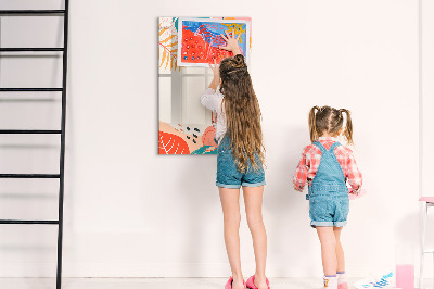 Magnetic board for drawing Galactic Planner