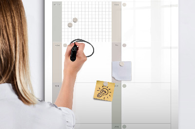 Magnetic board for drawing Elegant Marble