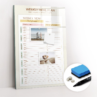 Dry erase magnetic board To-Do List
