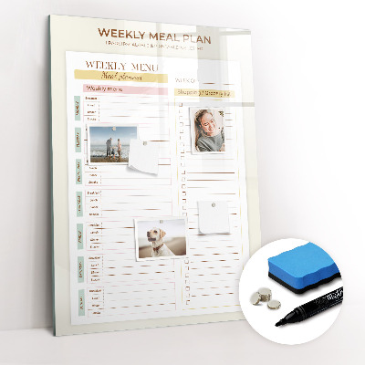 Dry erase magnetic board To-Do List