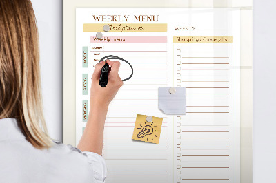 Dry erase magnetic board To-Do List