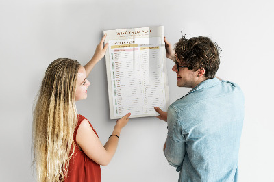 Magnetic board for drawing To-Do List