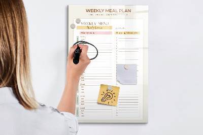 Dry erase magnetic board To-Do List