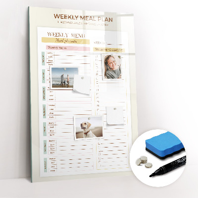 Dry erase magnetic board To-Do List