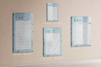 Dry erase board magnetic To-Do List