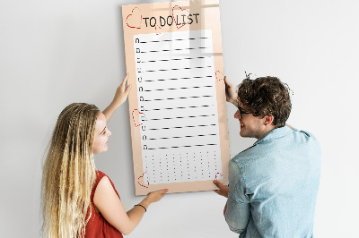 Magnetic board for writing To-Do List