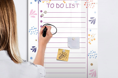 Dry erase board magnetic To-Do List