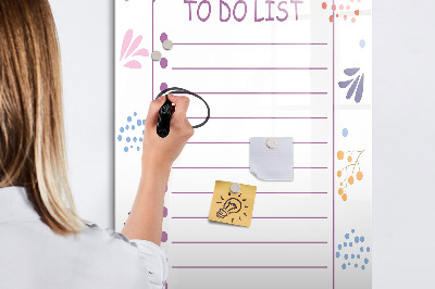 Magnetic board for drawing To-Do List