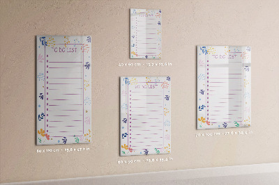 Dry erase board magnetic To-Do List