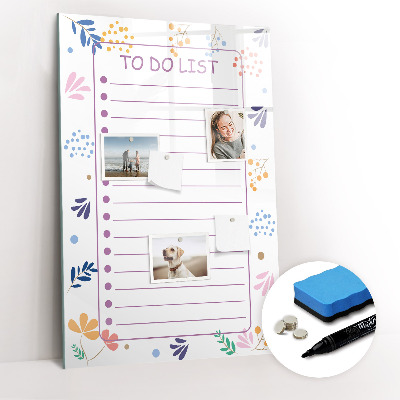 Dry erase board magnetic To-Do List