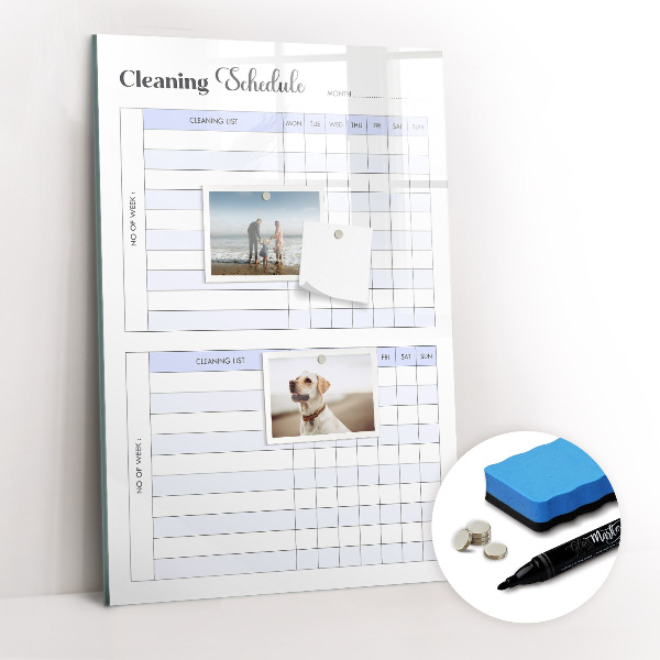 Magnetic board for drawing Duty chart