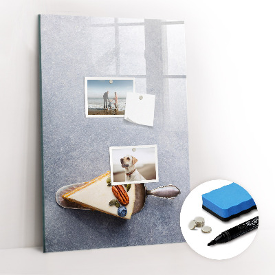 Dry erase board magnetic Large leaves pattern