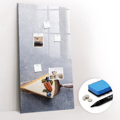 Dry erase board magnetic Large leaves pattern