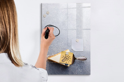 Dry erase board magnetic Large leaves pattern