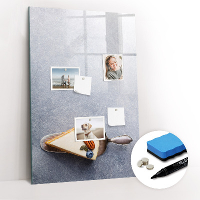Dry erase board magnetic Large leaves pattern