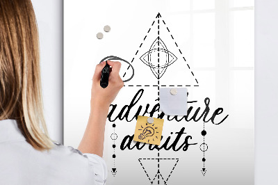 Dry erase magnetic board Adventure
