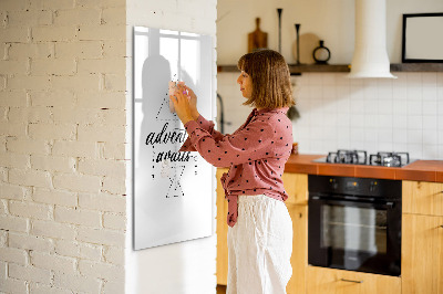 Magnetic board for writing Adventure