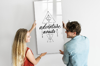 Dry erase magnetic board Adventure