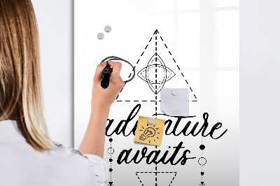 Dry erase magnetic board Adventure