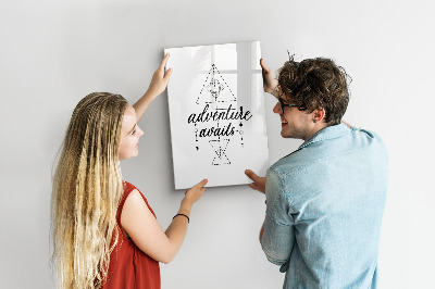Dry erase magnetic board Adventure